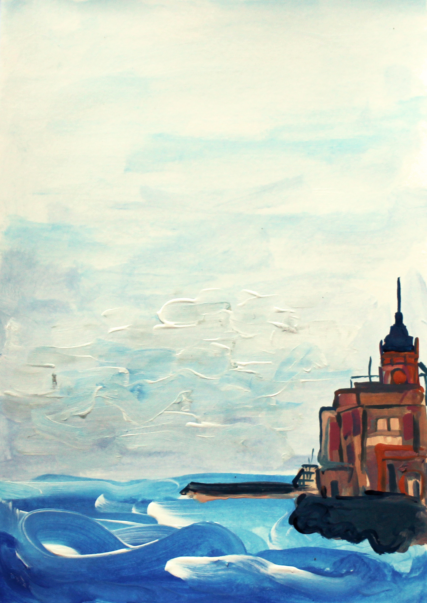 Sitges by the Beach - No. 2 - Original Painting