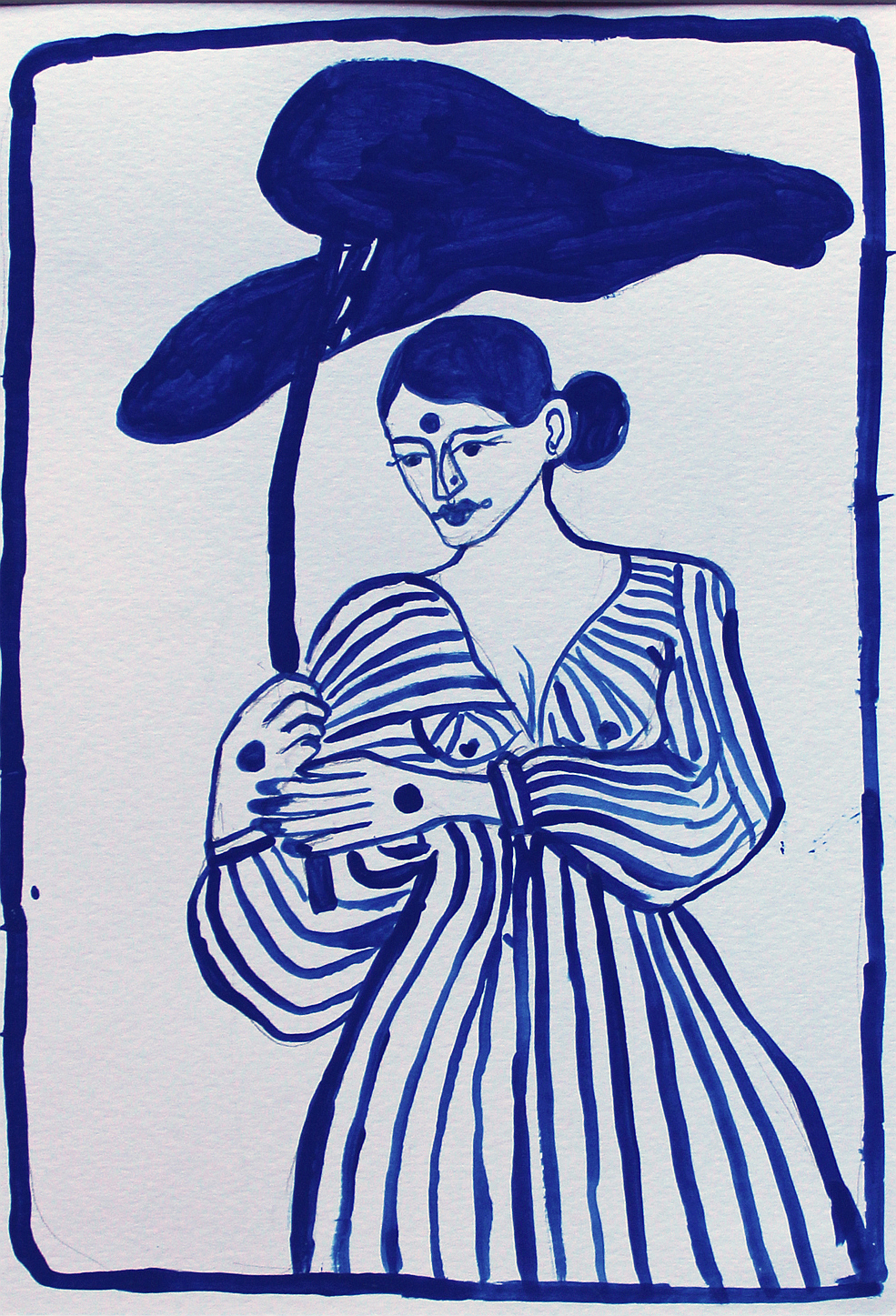 Lady in Blue - No. 4 - Original Painting