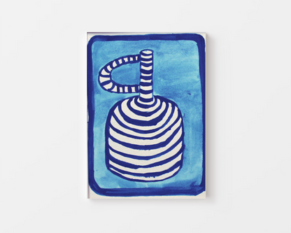 Blue Pot - No.05 - Fine Art Print